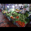 Es gibt eine große Gemüseauswahl